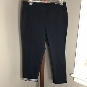 Van Heusen Super Stretch Pull On Crop - Navy - 14